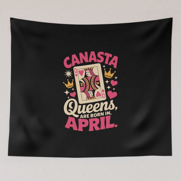 Item preview, Canasta Queens are born in April designed and sold by jkrphoto.