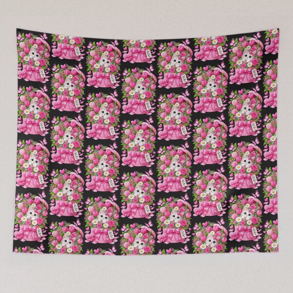 Item preview, Cute Kitten Flower Gift Box – Just For You | Pink Kawaii Floral Design designed and sold by Ishratparween11.