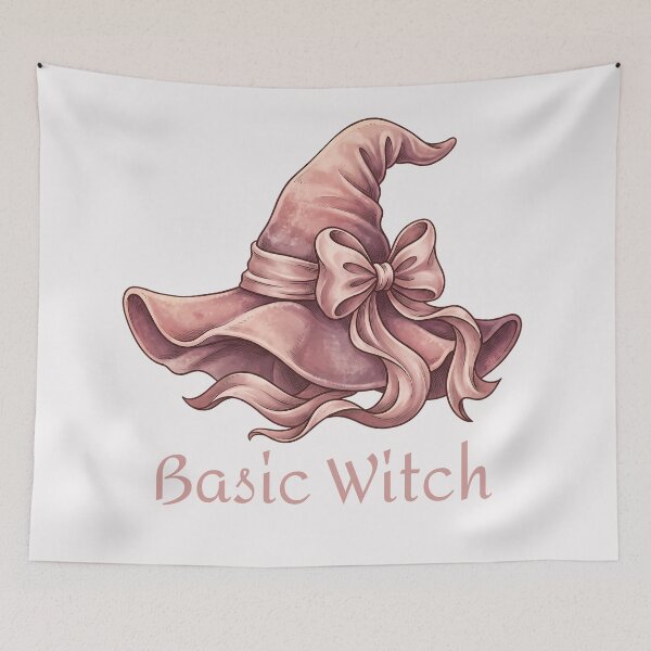 Item preview, Pastel Pinkoween Basic Witch Hat with Ribbon Bow designed and sold by MythicCotton.
