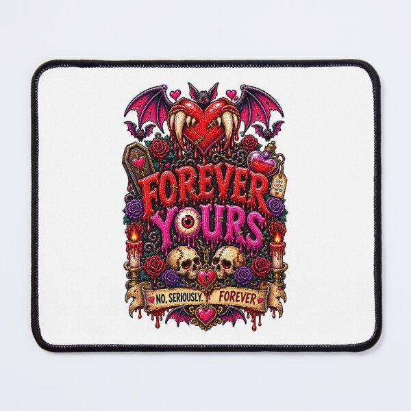 Item preview, DARK LOVE ❤️ - MONSTER ROMANCE COLLETION - VAMPIRE LOVE - FOREVER YOURS - NO, SERIOUSLY. FOREVER designed and sold by WheelieGdArt.