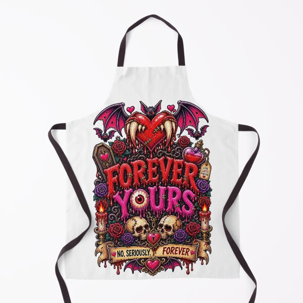 Item preview, DARK LOVE ❤️ - MONSTER ROMANCE COLLETION - VAMPIRE LOVE - FOREVER YOURS - NO, SERIOUSLY. FOREVER designed and sold by WheelieGdArt.