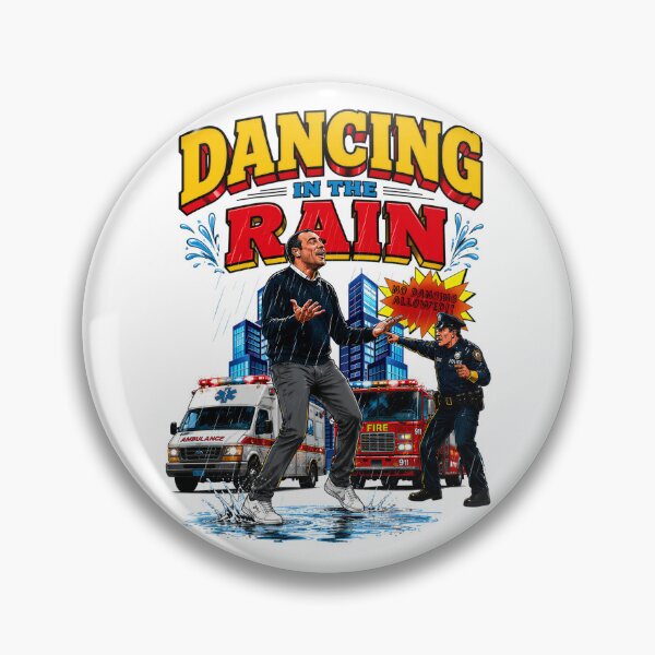 Item preview, Dancing In The Rain Man Disturbed The Police designed and sold by KLERIKSTORE.