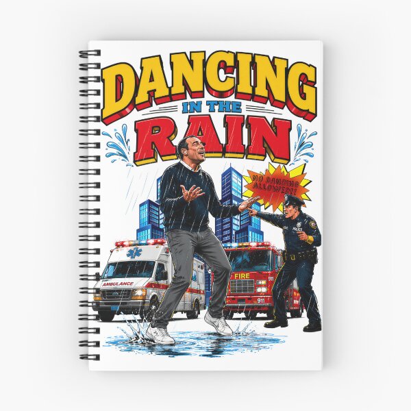 Item preview, Dancing In The Rain Man Disturbed The Police designed and sold by KLERIKSTORE.
