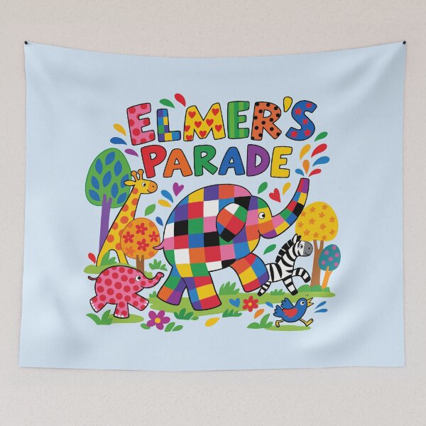 Item preview, Elmer’s Colorful Animal Parade Adventure designed and sold by HappyToons Shop.