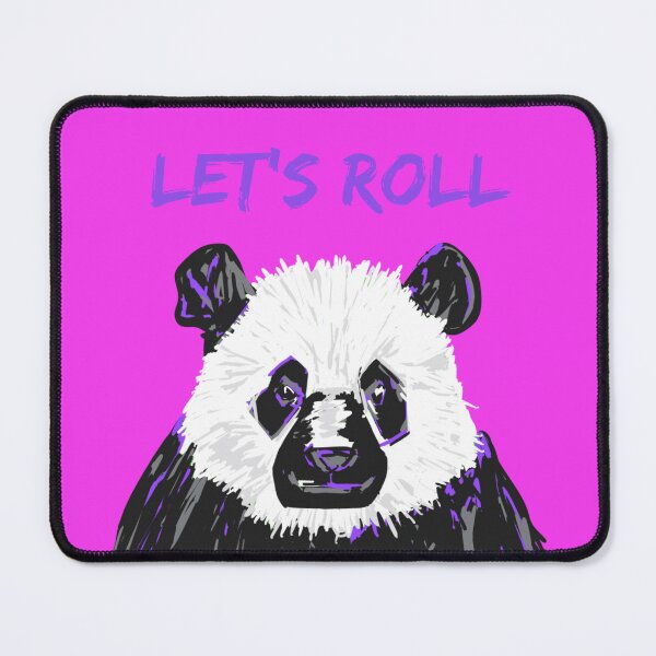 Item preview, Let's roll panda  designed and sold by RatArtwork.