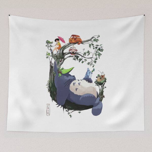 Item preview, My Neighbor Totoro Vintage Japanese Anime Forest Fan Art Design designed and sold by neelydirt-r.