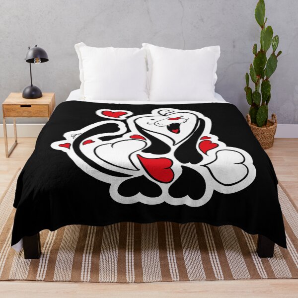 Item preview, Pure heart doggy make with red, black and white hearts designed and sold by Konopikyu.