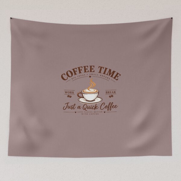 Item preview, Coffee Time – Just a Quick Coffee Break designed and sold by Qenlo.