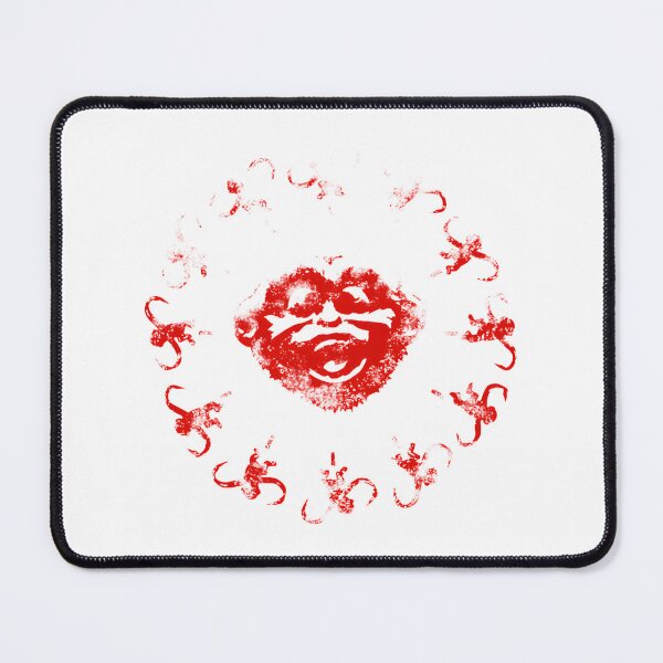 Item preview, Red Monkeys In A Barrel Silhouette Paint Splatter Art Design | Best Buy designed and sold by billartmn.