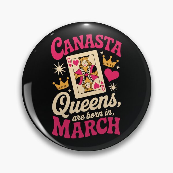 Item preview, Canasta Queens are born in March designed and sold by jkrphoto.