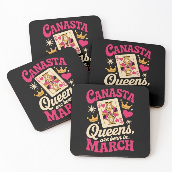 Item preview, Canasta Queens are born in March designed and sold by jkrphoto.
