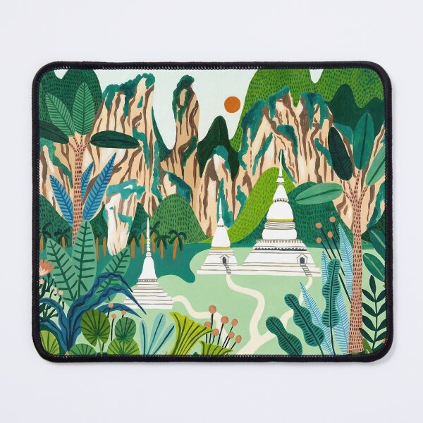 Item preview, Northern Thailand Acrylic Print |  Thailand  Travel Poster | Thai designed and sold by POSTERIOCREW.