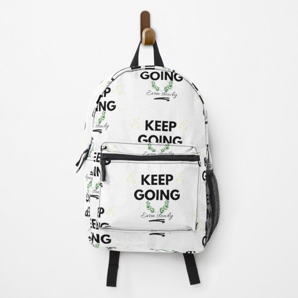 Item preview, Keep Going Even Slowly Motivational Aesthetic Quote designed and sold by SMinimalist613.