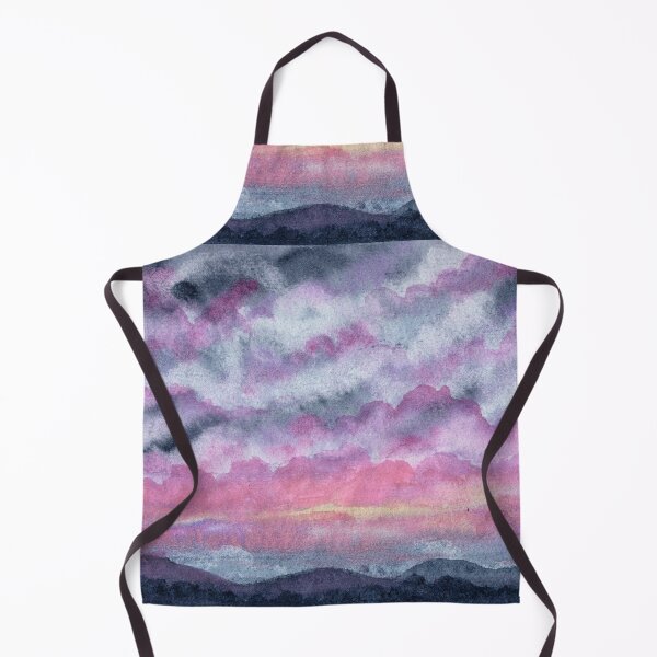 Item preview, Pink Grey Cloud Watercolour Print, Sky Wall Art | A Storm Made of Rose designed and sold by ArithraStudio.