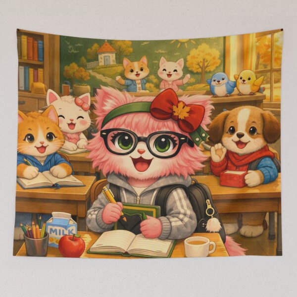 Item preview, Mimi Mew and Friends in the Classroom designed and sold by Lalala cute.