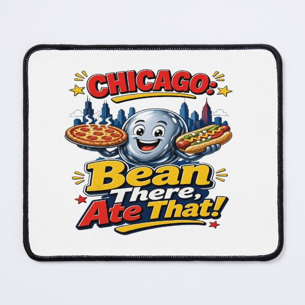 Item preview, Chicago Bean There Ate That Funny Pizza Hot Dog designed and sold by Sushikidsntoddlers.