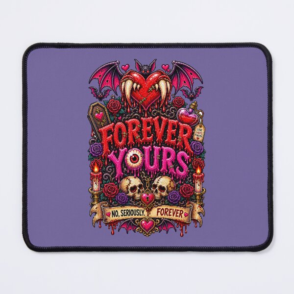 Item preview, DARK LOVE ❤️ - MONSTER ROMANCE COLLETION -  VAMPIRE LOVE -  FOREVER YOURS - NO, SERIOUSLY. FOREVER - v3 designed and sold by WheelieGdArt.