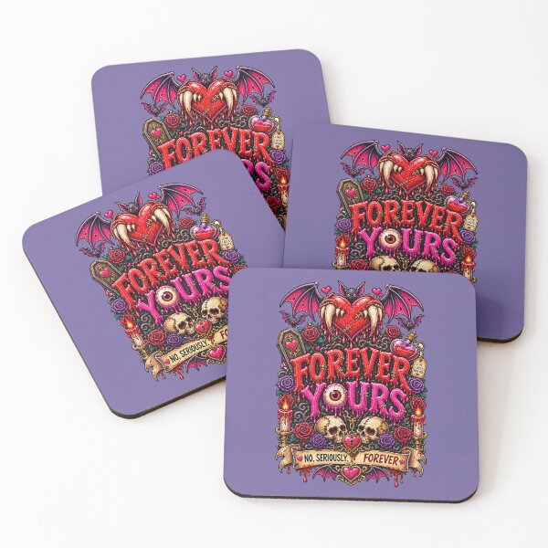 Item preview, DARK LOVE ❤️ - MONSTER ROMANCE COLLETION -  VAMPIRE LOVE -  FOREVER YOURS - NO, SERIOUSLY. FOREVER - v3 designed and sold by WheelieGdArt.