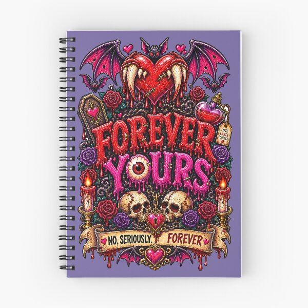 Item preview, DARK LOVE ❤️ - MONSTER ROMANCE COLLETION -  VAMPIRE LOVE -  FOREVER YOURS - NO, SERIOUSLY. FOREVER - v3 designed and sold by WheelieGdArt.