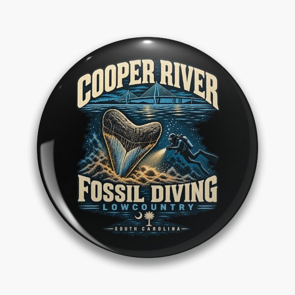Artikelvorschau, Tauchen im Cooper River nach Fossilien in South Carolina entworfen und verkauft von SubtleSplit.