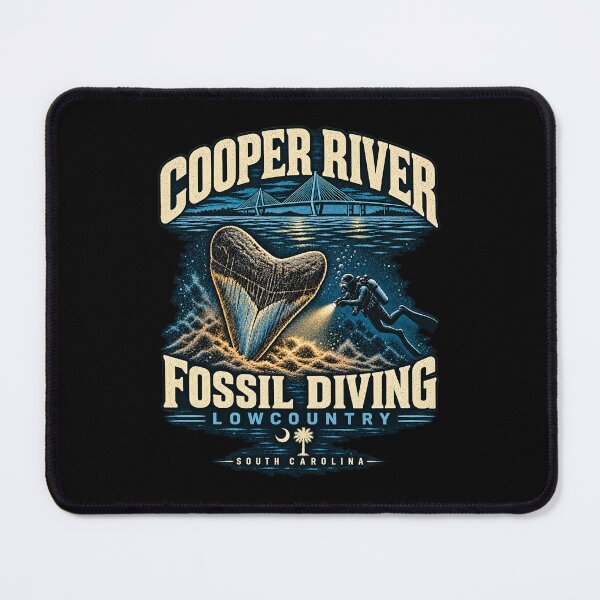 Item preview, Cooper River Scuba Diving for Fossils South Carolina designed and sold by SubtleSplit.