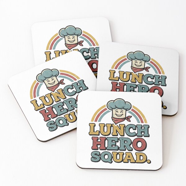 Item preview, school lunch hero squad funny cafeteria crew designed and sold by ArtDesignTp.