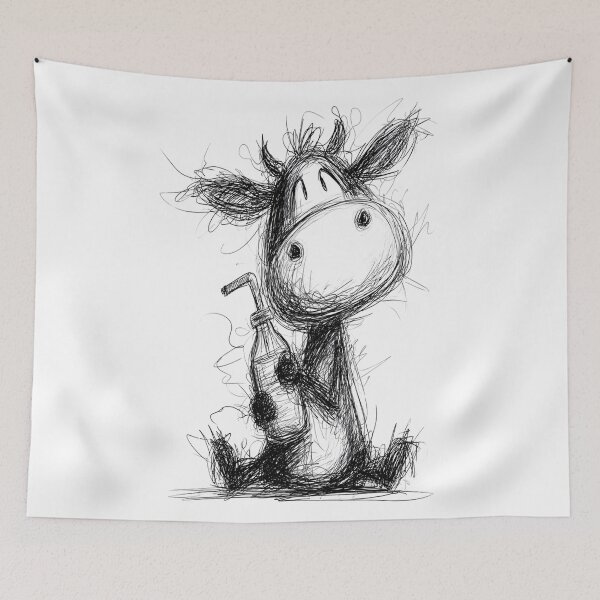 Item preview, Silly Cow Doodle designed and sold by BRETT'S ART STUDIO.