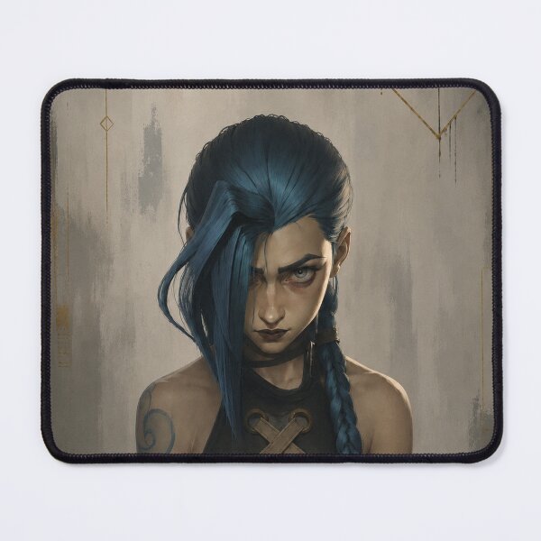 Item preview, Blue Haired Warrior Portrait designed and sold by NordenPosters.