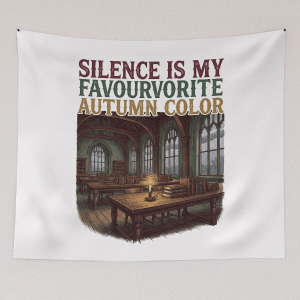 Item preview, El silencio es mi color favorito del otoño. designed and sold by SignumShop.