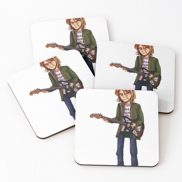 Item preview, Kurt cobain art guitar designed and sold by isadnn.