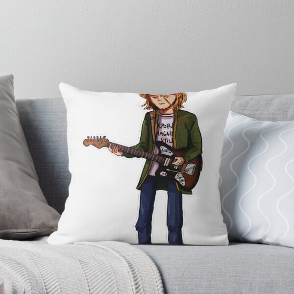 Item preview, Kurt cobain art guitar designed and sold by isadnn.