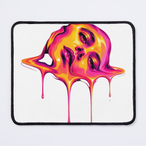 Item preview, Melting Neon Skull Psychedelic Drip designed and sold by EgoSovereign.