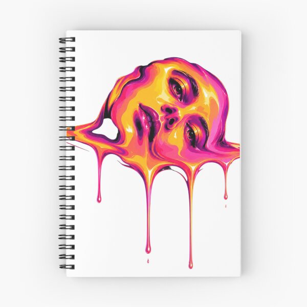 Item preview, Melting Neon Skull Psychedelic Drip designed and sold by EgoSovereign.