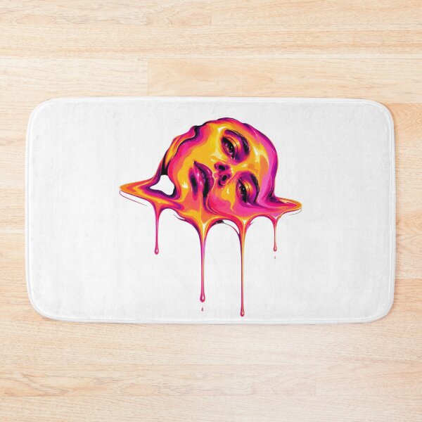Item preview, Melting Neon Skull Psychedelic Drip designed and sold by EgoSovereign.