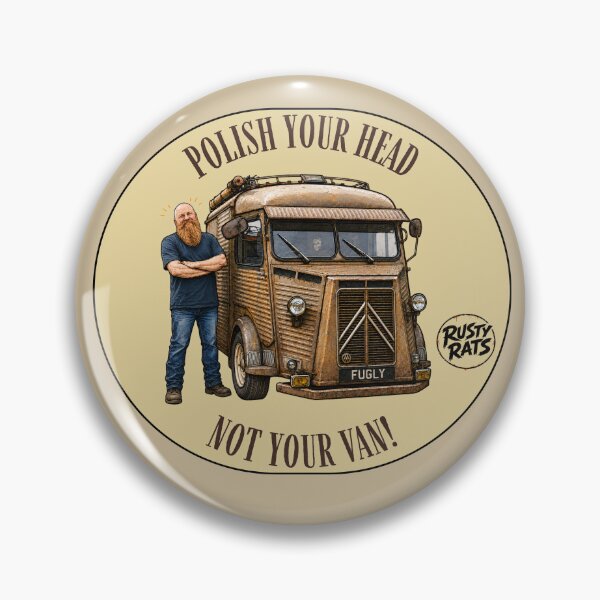Item preview, Polish your Head, not your Van! Rusty Rats! designed and sold by WonkyRebel.