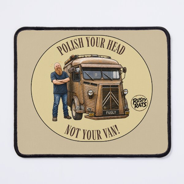Item preview, Polish your Head, not your Van! Rusty Rats! designed and sold by WonkyRebel.