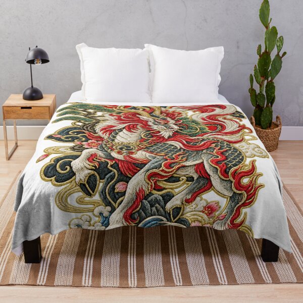 Item preview, Kirin Dragon Guardian – Japanese Irezumi designed and sold by TeikunShop.