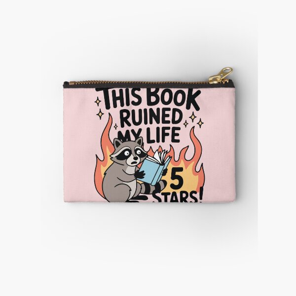 Item preview, This Book Ruined My Life 5 Stars Raccoon Reading Book designed and sold by BrownHorse90s.
