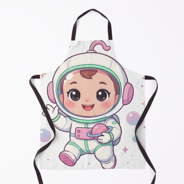 Item preview, Cute Chibi Baby Astronaut Space Sticker designed and sold by ChibiPCStudio.