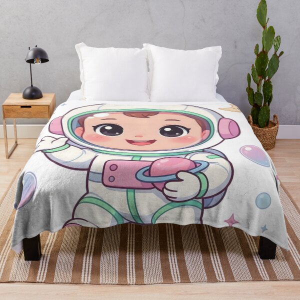 Item preview, Cute Chibi Baby Astronaut Space Sticker designed and sold by ChibiPCStudio.