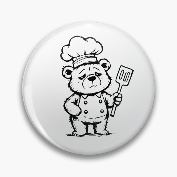 Item preview, Flipping Bear Chef #2- Small designed and sold by Activesmack.