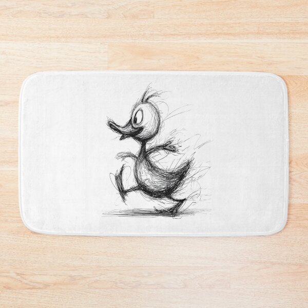 Artikelvorschau, Laufender Enten-Doodle entworfen und verkauft von BRETT'S ART STUDIO.