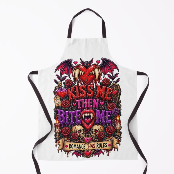 Item preview, DARK LOVE ❤️ - MONSTER ROMANCE COLLETION - VAMPIRE LOVE - KISS ME, THEN BITE ME - ROMANCE HAS RULES designed and sold by WheelieGdArt.