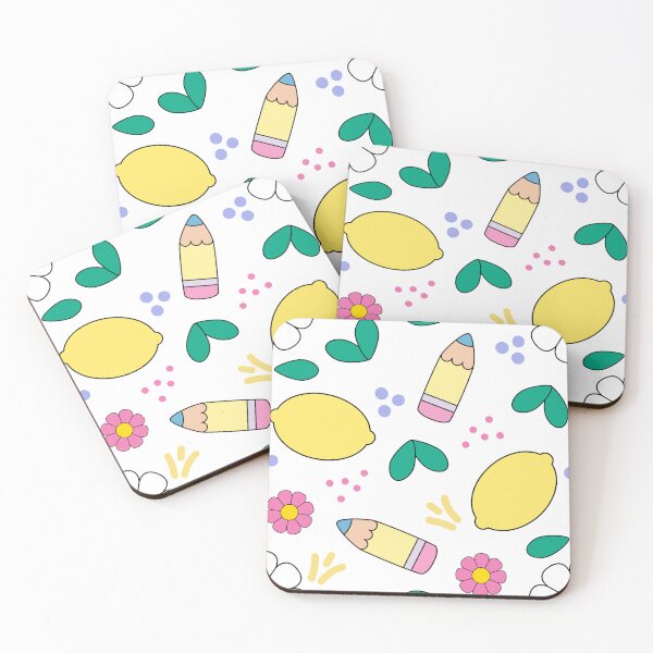Item preview, Spring Summer Lemon Stationery Pattern designed and sold by prettycooluk.