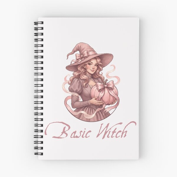 Item preview, Pastel Pinkoween Basic Witch Holding Ribbon Pumpkin designed and sold by MythicCotton.