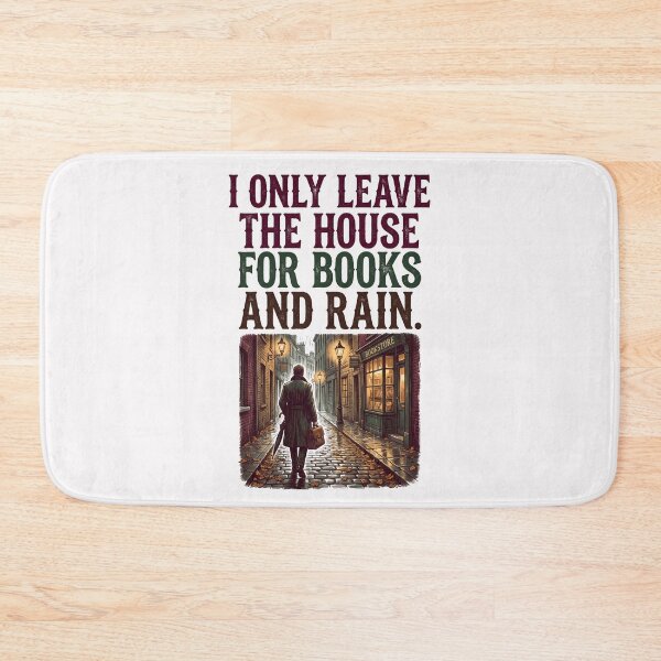 Item preview, I Only Leave The House For Books And Rain designed and sold by SignumShop.