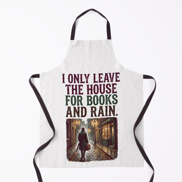 Item preview, I Only Leave The House For Books And Rain designed and sold by SignumShop.