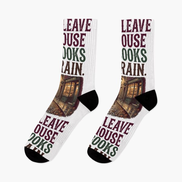 Item preview, I Only Leave The House For Books And Rain designed and sold by SignumShop.