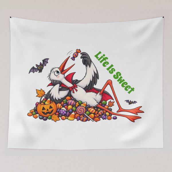 Item preview, Vampire Stork Living the Sweet Life Halloween Design designed and sold by Buli89.