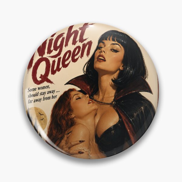 Item preview, Night Queen – Retro Vampire Pinup designed and sold by obstinator.
